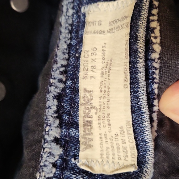 Vintage SilverLake By Wrangler Blue Denim Jeans - Picture 6 of 9